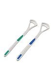 ZGY 2pcs Soft Oral Care Clean Tool Fresh Good Breath Tongue Cleaner Scraper