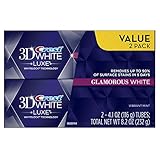 Crest 3D White Luxe Glamorous White, Vibrant Mint Flavor Whitening Toothpaste - 4.1 Oz Ea, Twin pack