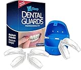 Professional Dental Guard - 4 Piece Kit - Stops Teeth Grinding, Bruxism, TMJ & Eliminates Teeth Clenching. Includes Fitting Instructions & Anti-Bacterial Case. 100% Satisfaction is Guaranteed!