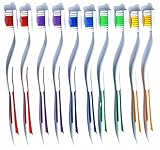 40 Toothbrushes Lot Wholesale Standard Classic Medium Soft Toothbrush