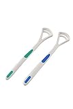 ZGY 2pcs Soft Oral Care Clean Tool Fresh Good Breath Tongue Cleaner Scraper