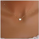 Bestpriceam Women Ladies Simple Hollow Out Pendant Necklace Gold