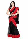 Indian Fashion Womens Black Net Fabric Pretty Unstitched Lehenga Choli 65924
