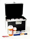 Vaultz Combination Locking Medication Safe Box (External Dimensions: 7.75" H x 10.0" W x 7.25" D)