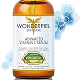 WONDERPIEL Advanced Vitamin C Serum - Anti Aging Skin Care Moisturizer for Face and Body