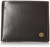 Fred Perry Men's Camo Print Billfold and Coin Wallet, Black, One Size