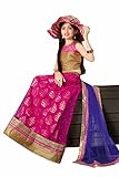 Indian Trends Net Fabric Red Color Incredible Unstitched Lehengha Choli 54914