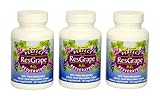 Perfect ResGrape - 99% Trans-Resveratrol & Organic Muscadine Grape - Anti-Aging Supplement & Potent Antioxidant - 60 Veg Capsules (3-Pack)
