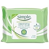 Simple Cleansing Facial Wipes, 25 ct