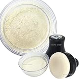 Beauties Factory Make up Smooth Glitter Shimmer Body Loose Powder with Puff - Pearl White