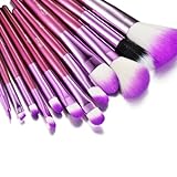 Glow 12 Make up Brushes Set in Purple Case