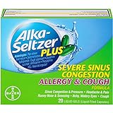 Alka-Seltzer Plus Severe Sinus Congestion Allergy and Cough Liquid Gels, 20 Count