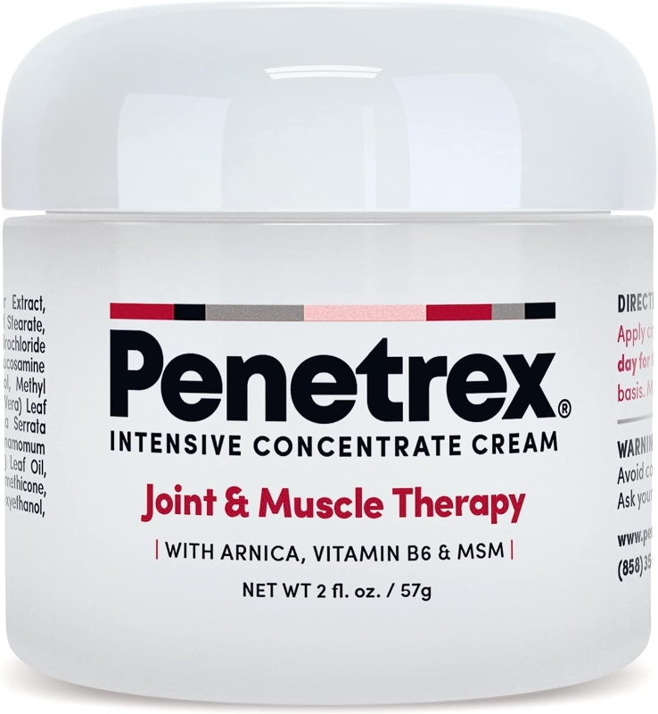 Penetrex Joint & Muscle Therapy  2oz Cream  Intensive Concentrate Rub for Joint and Muscle Recovery, Premium Formula with Arnica, Vitamin B6 and MSM Provides Relief for Back, Neck, Hands, Feet