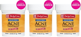 De La Cruz Sulfur Ointment - Cystic Acne Treatment - Cystic Acne Spot Treatment for Face and Body - 2.6 OZ (3 Pack)