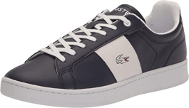 Lacoste Men's Carnaby Evo Bl 1 Sneaker, Navy, 11 M US