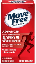 Move Free Glucosamine and Chondroitin Joint Health Supplement Tablets, 200 Count